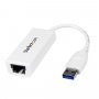 Startech Usb31000sw Usb 3.0 To Ethernet Adapter - White