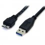 Startech Usb3aub50cmb 0.5m 1.5ft Black Usb 3.0 Micro B Cable