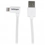 StarTech Angled Lightning to USB Cable - 2m (6ft) - White