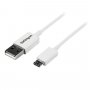 Startech Usbpaub50cmw 0.5m White Micro Usb Cable A To Micro B