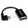 Startech Uusbotgra 5in Right Angle Micro Usb Otg Adapter