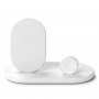 Belkin Boost Charge 3-in-1 Wireless Charging Dock for Apple Devices - White WIZ001AUWH