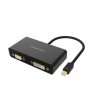 UGREEN 3-in-1 Mini DisplayPort to HDMI&VGA&DVI converter--black