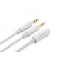 Ugreen 3.5mm Female To 2mm Male Audio Cable - White (20897)