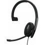 Epos Sennheiser Adapt 130t Usb Ii, On-ear, Single-sided Usb-a Headset With In-line Call Control And Foam Earpad. Optimised For Uc