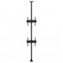 Atdec 1x2 Floor-to-ceiling Mount (two 0.48m Rails, 3m Pole). Max Load Per Display: 50kg