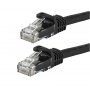 Astrotek Cat6 Cable 1m - Black Color Premium Rj45 Ethernet Network Lan Utp Patch Cord 26awg-cca Pvc Jacket