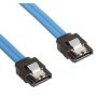 Astrotek Sata 3.0 Data Cable 50cm Male To Male 180 To 180 Degree With Metal Lock 26awg Blue