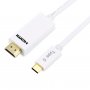 Astrotek 2m Thunderbolt USB 3.1 Type C (USB-C) to HDMI Adapter Converter Cable Male to Male