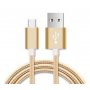 Astrotek 2m Micro Usb Data Sync Charger Cable Cord Gold Color For Samsung Htc Motorola Nokia Kndle Android Phone Tablet & Devices
