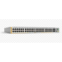 Allied Telesis 48-port PoE+ 10/100/1000T stackable L3 switch with 4 x SFP+ ports and 2 fixed power supplies AU Power Cord. 1 year NCP 