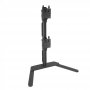 Atdec Awms-2-bt75-fs Freestanding Heavy Duty Dual Vertical Monitor Mount