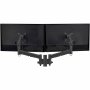 Atdec Awms-2-d13 Dual 690mm Dynamic Monitor Arms + 135mm Post / 8kg (17.6lb) Flat And Curved Screens + F Clamp Desk Fixing, Black