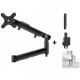 Atdec Awms-2-d40-f-b Atdec Dual Dynamic Desk Mount Black