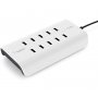 Belkin 10-port Usb Charging Station / Hub 10xusb-a Ports(2.4amps),intelligent Charging,wall / Desk Mountable,compact, Overcurrent Protection