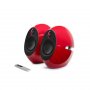 Edifier E25hd Luna Hd Bluetooth Speakers Red - Bt 4.0/3.5mm Aux/optical Dsp/ 74w Speakers/ Curved Design/dual 2x3 Passive Bass/wireless Remote (ls)