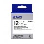 Epson Tape Standard 12mm Black, White 9 Metres For Labelworks Lw-300, Lw-400