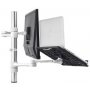 Atdec Notebook Monitor Arm Combo Mount - White