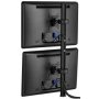Atdec Spacedec Display Donut Pole 750mm Black - Double Monitor Or Pos Display Mount - Includes Two Quickshift Donut - Mount Two Monitors