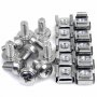 Startech 100 Pkg M6 Mounting Screws and Cage Nuts for Server Rack Cabinet