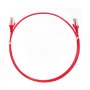 8ware Cat6 Ultra Thin Slim Cable 10m - Red Color Premium Rj45 Ethernet Network Lan Utp Patch Cord 26awg