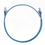 8ware Cat6 Ulta Thin Slim Cable 20m - Blue Color Premium Rj45 Ethernet Network Lan Utp Patch Cord 26awg