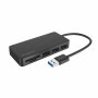 Simplecom Ch368 3 Port Usb 3.0 Hub With Dual Slot Sd Microsd Card Reader