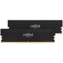 Crucial Pro 32gb (2x16gb) Ddr5 Udimm 6000mhz Cl36 Black Heat Spreaders Desktop Pc Gaming Memory