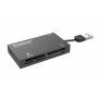 Simplecom Cr216 Usb 2.0 All In One Memory Card Reader 6 Slot For Ms M2 Cf Xd Micro Sd Hc Sdxc Black