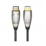 Cruxtec Cxt-hs8k-10-sv 10m Silver & Black Hdmi 2.1 8k 48gbps Ultra-hd (uhd) Optical Fibre Male To Male Cable