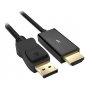 Simplecom Da201 4k Displayport To Hdmi Cable 2160p Ultra Hd 1.8m