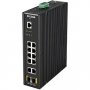 D-link 12-port Gigabit Industrial Smart Managed Switch With 10 1000base-t Ports And 2 Sfp Ports