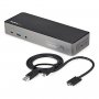 Startech DK31C3HDPD Hybrid USB-C USB-A Dock - Triple 4K 60Hz 