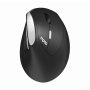 Rapoo Ev250 Ergonomic Vertical Wireless Mouse 6 Buttons 800/1200/1600 Dpi Optical Silent Click Mice - Black (renamed From Mv20)