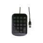 Targus Wired Keypad Suits Notebook Laptop Netbook Desktop Tablet USB Connectivity Piano Black Finish