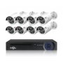 Hiseeu H5nvr 8ch 2mp/1080p Poe Cctv System