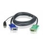 Aten Kvm Cable 5m With Vga & Usb To 3in1 Sphd To Suit Cs8xu, Cs174x, Cs13xx, Cs17xxa, Cs17xxi Cl5xxx, Cl58xx