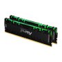 Kingston 32gb 3600mhz Ddr4 Cl16 Dimm (kit Of 2) 1gx8 Fury Renegade Rgb