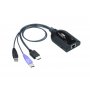 Aten Kvm Cable Adapter With Rj45 To Hdmi & Usb To Suit Km And Kn Series