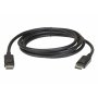 Aten 4.6m Displayport Cable, Supports Up To 4k (3840 X 2160 @ 60hz), Dp 1.2, High Bit Rate 3 (hbr3) Bandwidth Of 21.6 Gbps