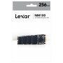 Lexar Lnm100-256rb Nm-100 256gb, M.2 2280 Sata Iii (6gb/s), Sequential Read Up To 520mb/s
