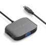 Mbeat Usb-c Multi-port Adapter (hdmi + Usb 3.0Ã—1 + Usb 2.0Ã—1) - Space Grey, Aluminium Design