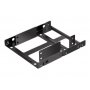 Dual 2.5" To 3.5" Ssd Bracket Adapter Compatible With 2.5" Ssd Or Hdd
