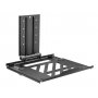 Brateck Adjustable Laptop Tray For Monitor Arms Fits12-17'  With Standard 75x75 Vesa Plate