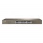 Tenda Teg1024g 24-port Gigabit Ethernet Unmananged Switch, 19' 10/100/1000 Mbps Auto-negotiation Rj45 Ports, Rackmountable, Surge Protection, Fanless