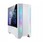 Lian Li LANCOOL II-W Mid-Tower E-ATX RGB Tempered Glass Side Case - White