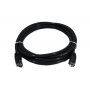 8ware Cat 6a Utp Ethernet Cable, Snagless  - 2m Black