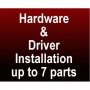 Hardware & Driver Professional Installation (Up to 7 parts)