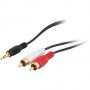 Pro2 20mt Stereo 3.5mm Plug To 2x Rca Lead