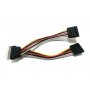 8ware Sata Power Splitter Cable 1 X 15 Pin M - 2 X 15 Pin F 15cm